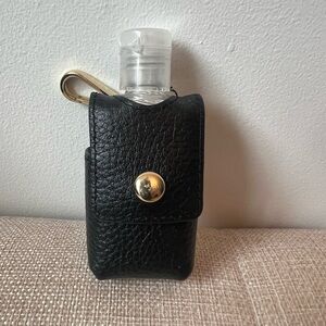Bandolier Leather Hand Sanitizer Holder